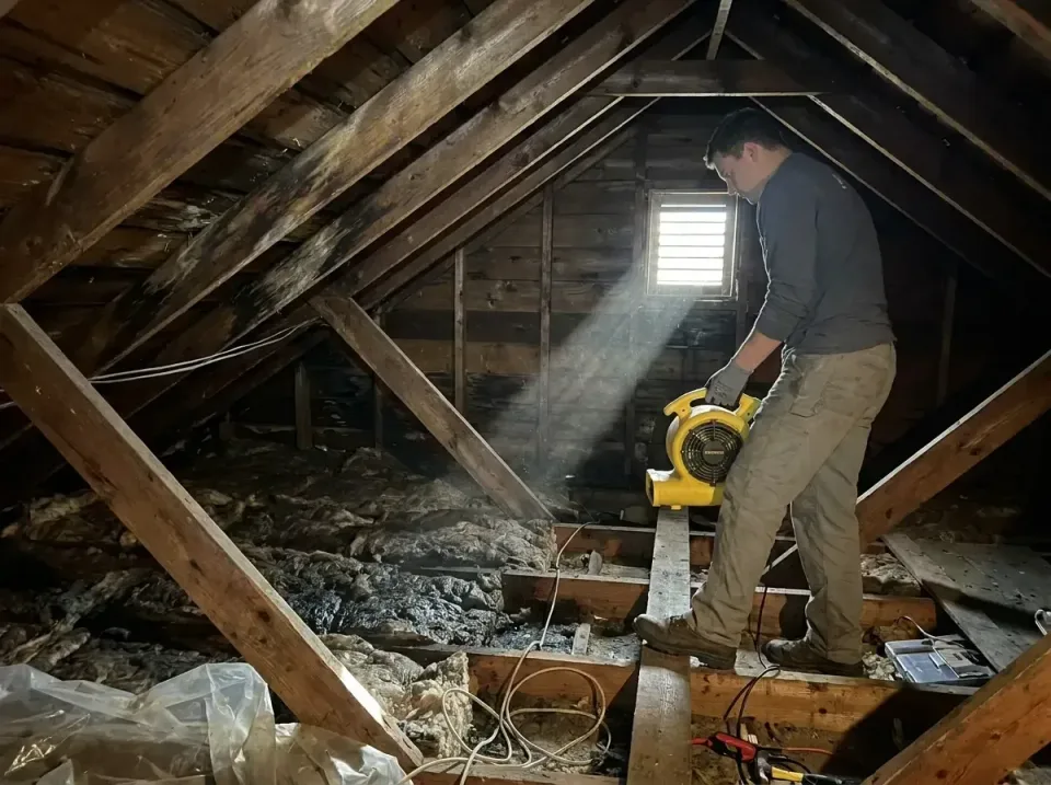 attic-water-damage-drying-proc-007 — frequently asked questions, Emergency Water Extraction & 24/7 Flood Response in Winter…